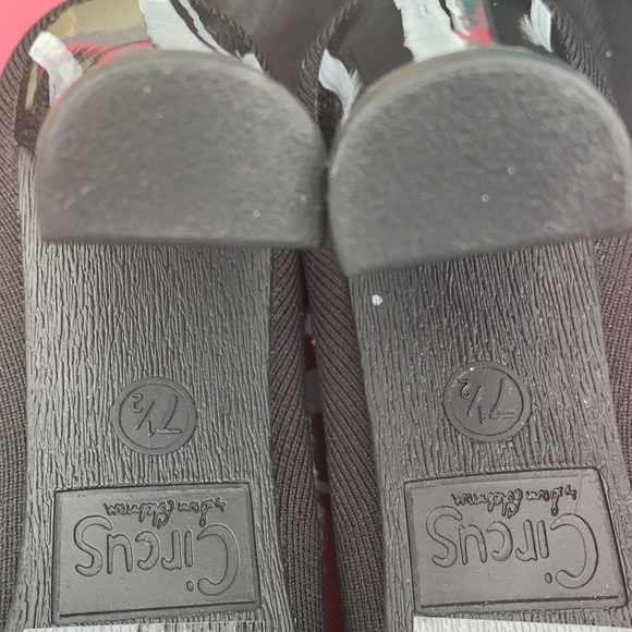 New Circus Sam Edelman Black and White Sock boots - Picture 7 of 12